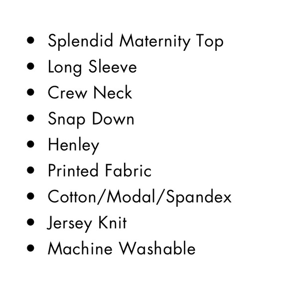 Splendid | Loeaprd Henley Maternity Top - Picture 3 of 3